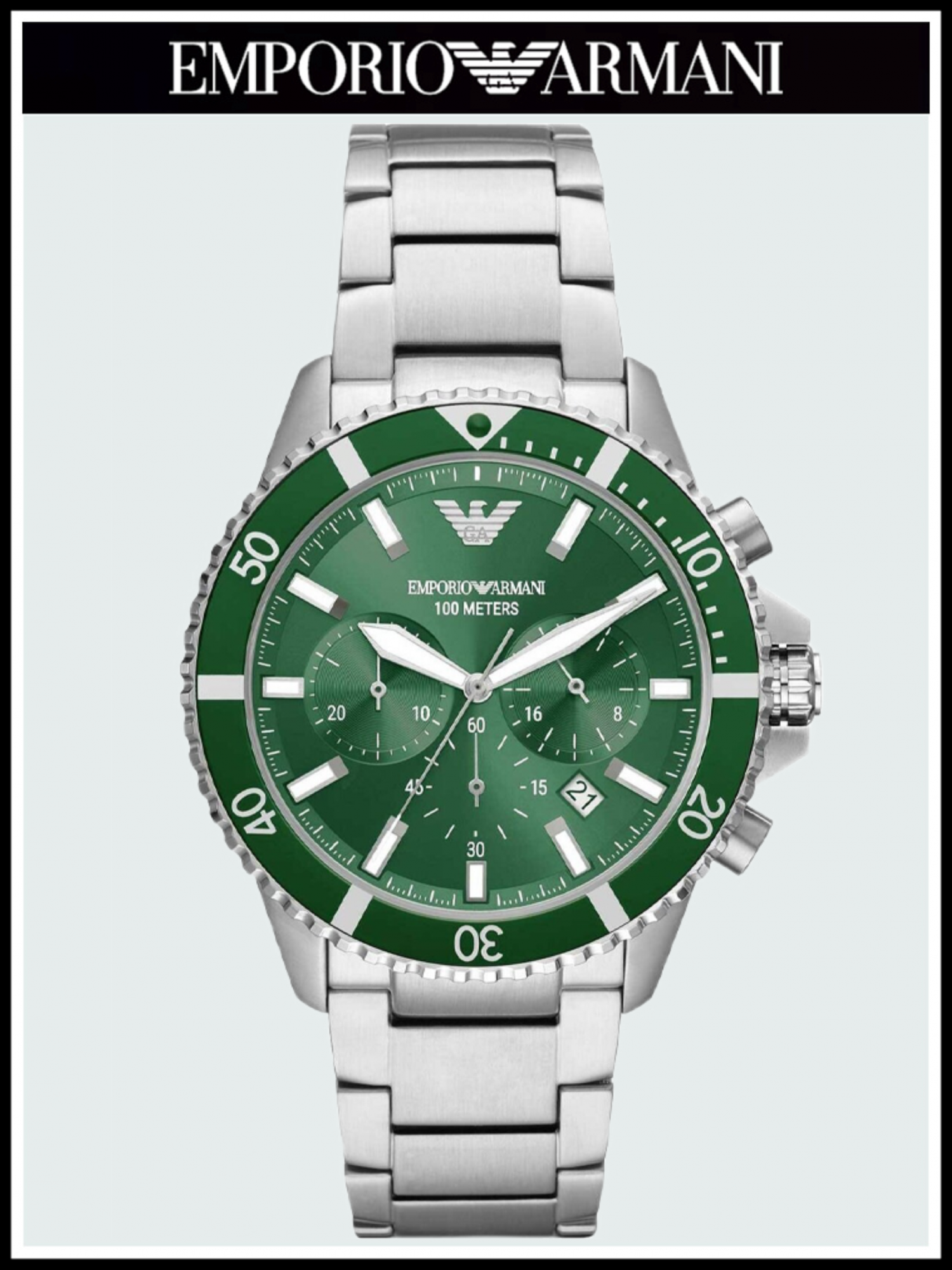 

Наручные часы мужские Emporio Armani A11500R серебристые, A11500R