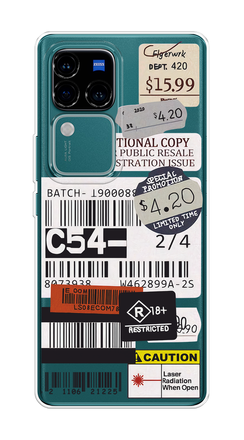 

Чехол на Vivo V30 Pro/S18 Pro "Flight to Paris", Серый;бежевый, 269950-1