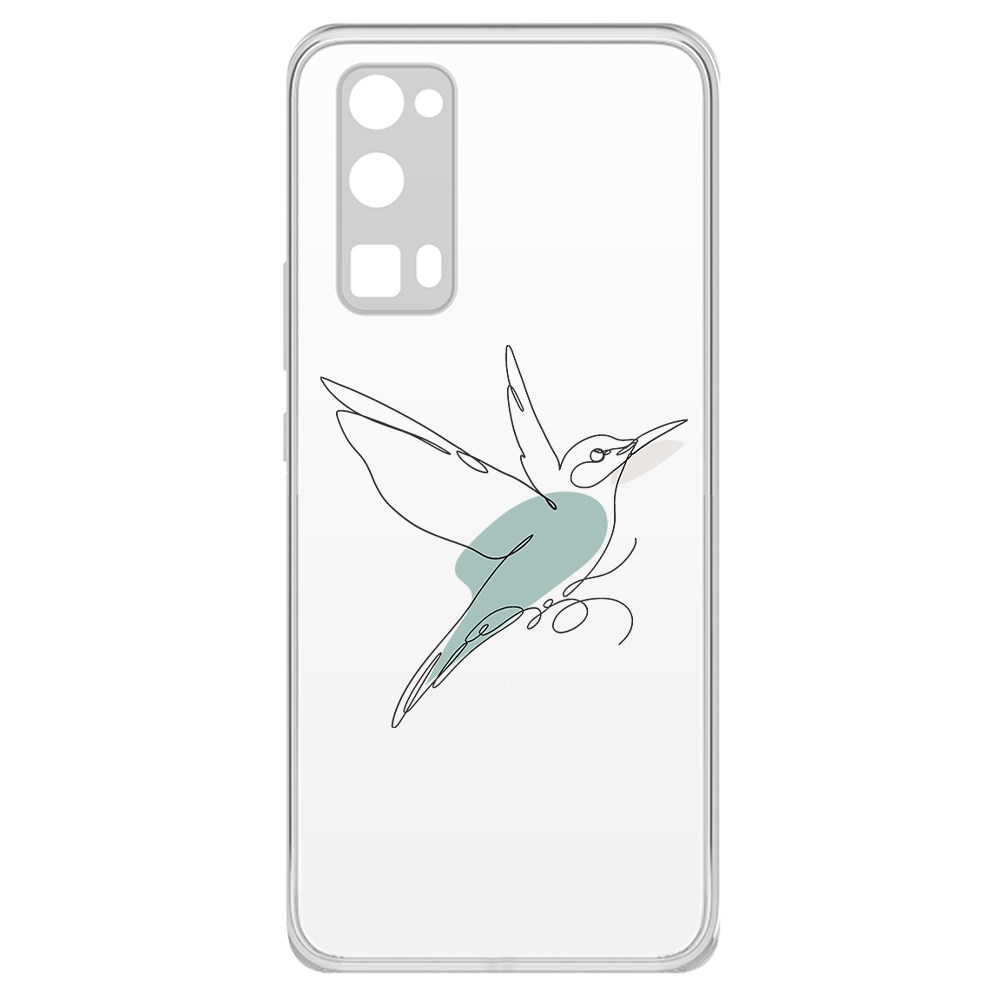 фото Чехол-накладка krutoff clear case легкость для honor 30 pro