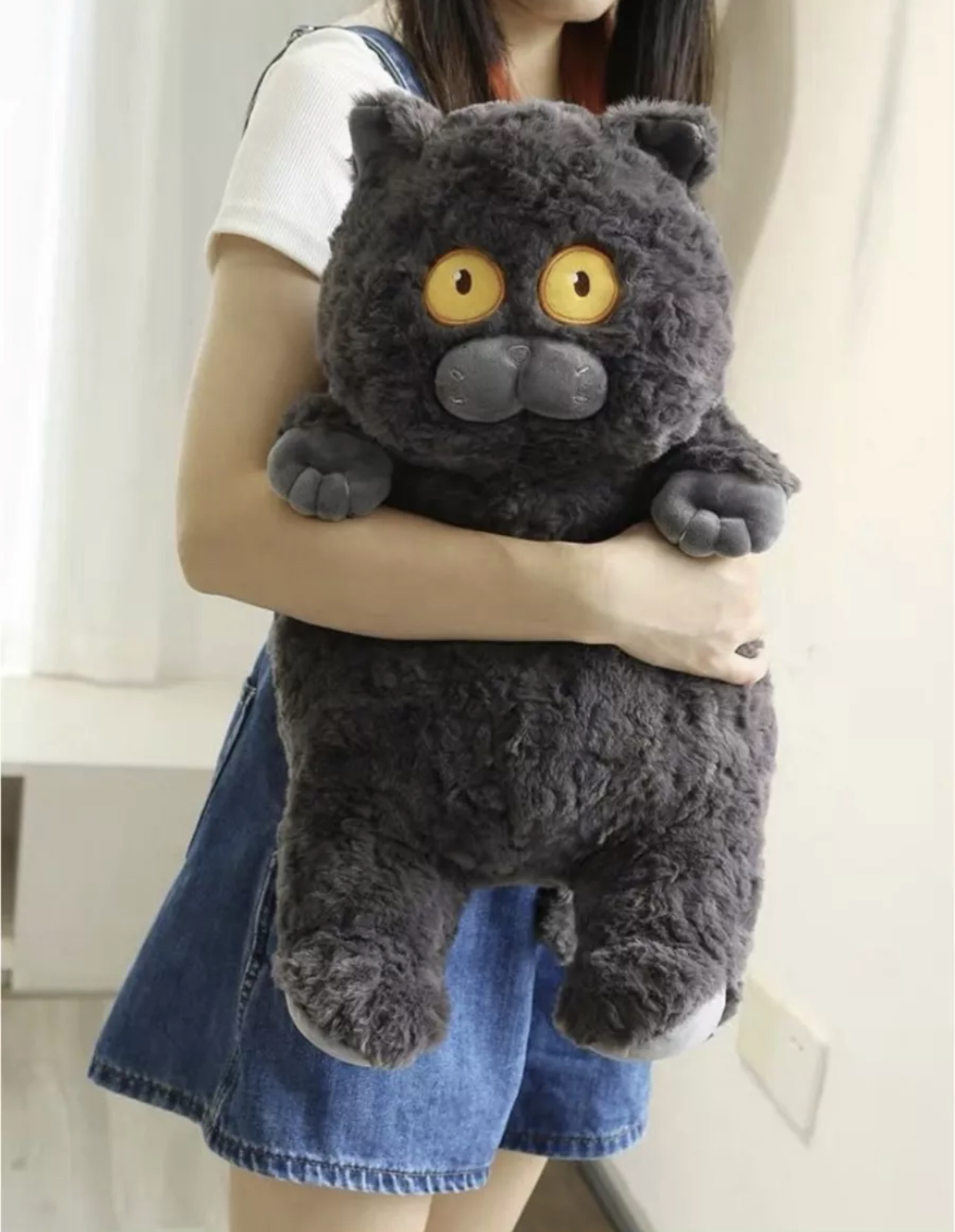 Мягкая игрушка litlestar кот обормот Серый 45 см