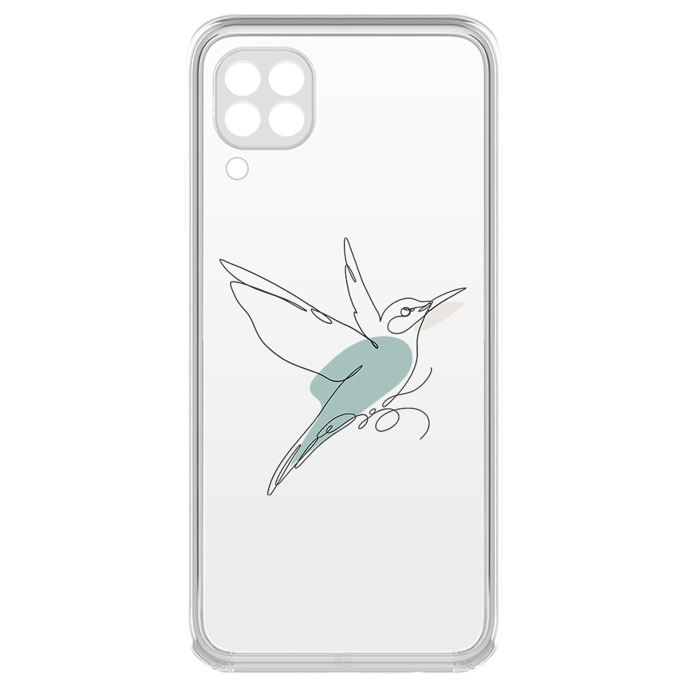 фото Чехол-накладка krutoff clear case легкость для huawei p40 lite