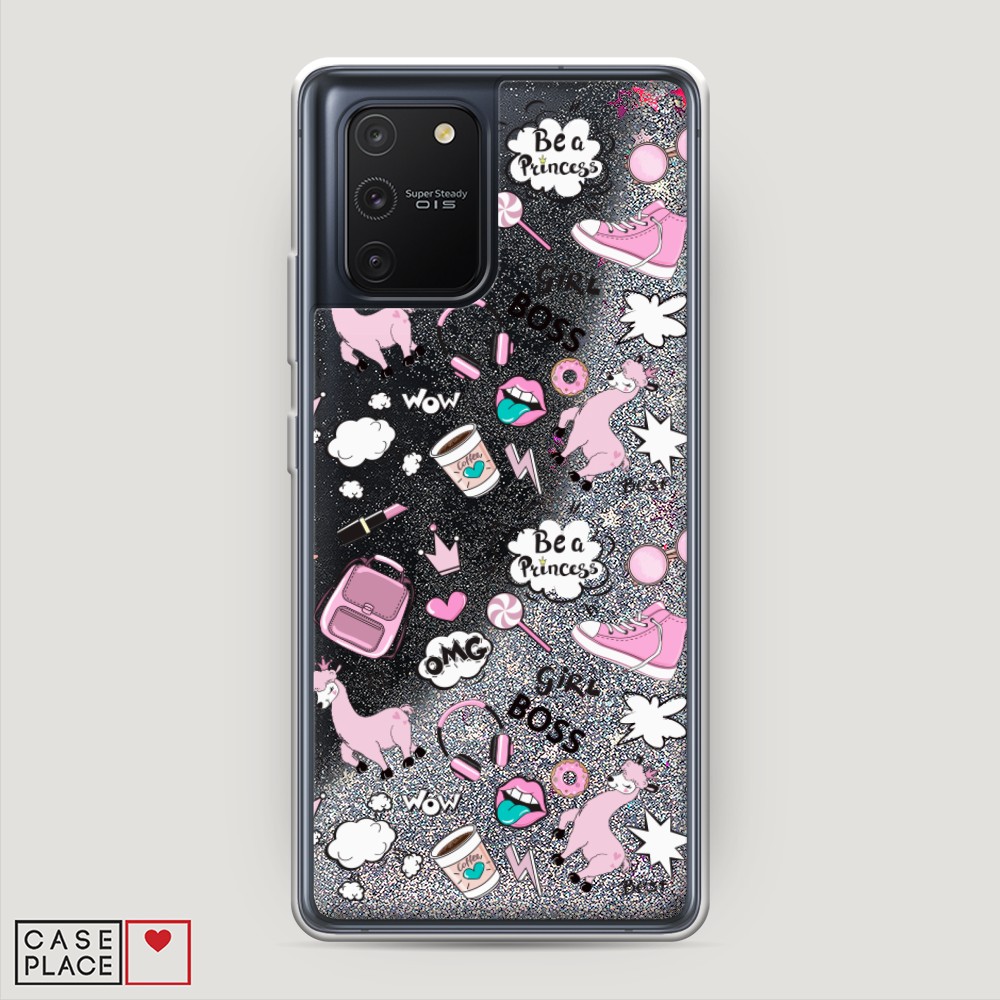

Чехол Awog на Samsung Galaxy A91/S10 Lite "Стильная лама", Разноцветный, 29991-1