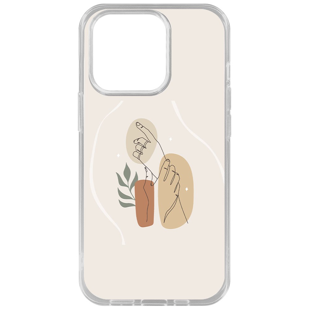 

Чехол-накладка Krutoff Clear Case Тонкость для iPhone 14 Pro, Прозрачный