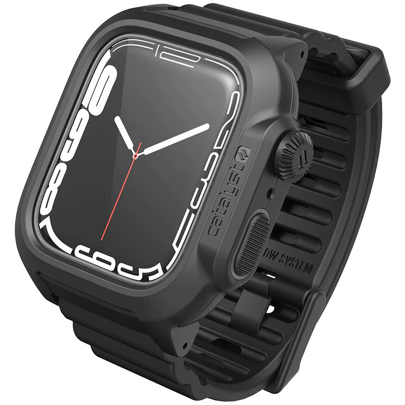 

Чехол Catalyst Total Protection Case для Apple Watch 7 45 мм, Stealth Black (CAT45WAT7BLK), Total Protection Case