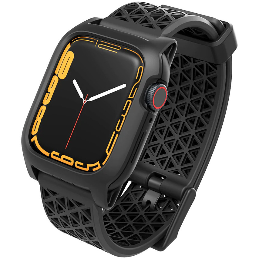 

Чехол Catalyst Active Defense Case для Apple Watch 7 41 мм, Stealth Black (CAT41DROP7BLK), Active Defense Case