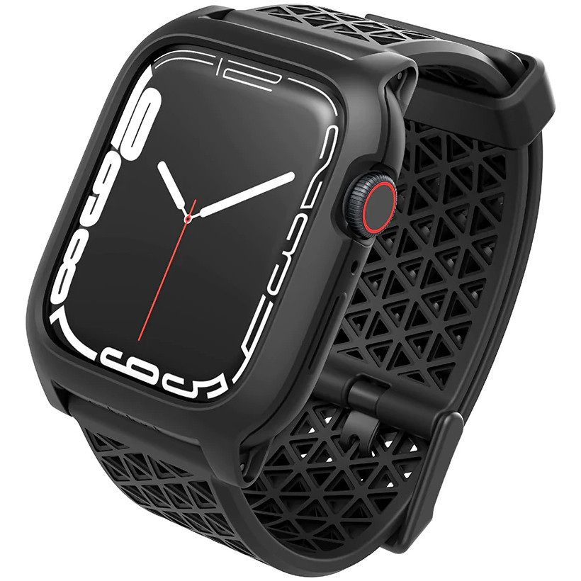 

Чехол Catalyst Active Defense Case для Apple Watch 7 45 мм, Stealth Black (CAT45DROP7BLK), Active Defense Case