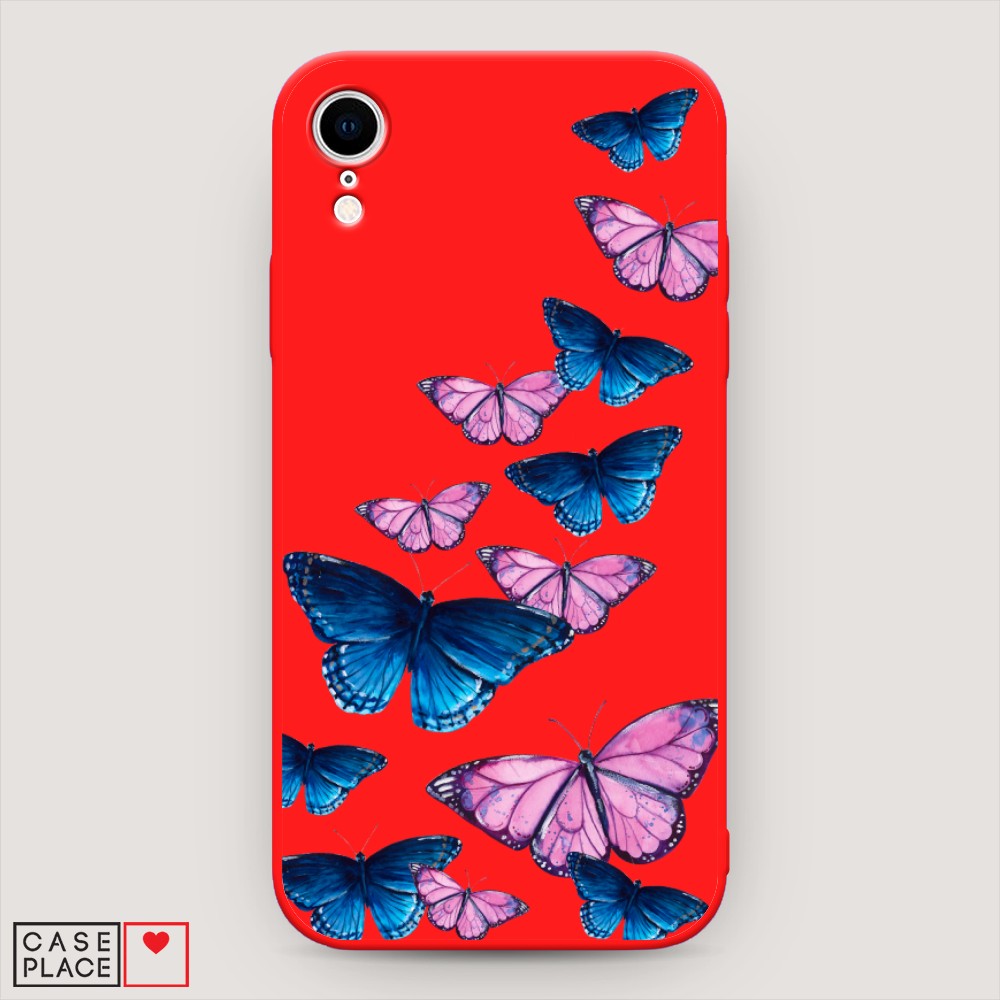 

Чехол Awog на Apple iPhone XR (10R) / Айфон XR (10R) "Полет бабочек", Разноцветный, 12053-1