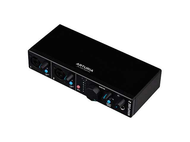 фото Аудиоинтерфейс arturia minifuse 2 black