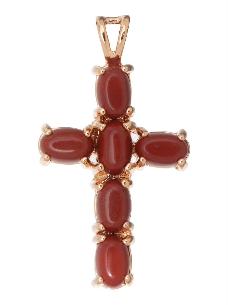 

Кулон из ювелирного сплава Lotus Jewelry 77P-056JR, яшма, 77P-056JR