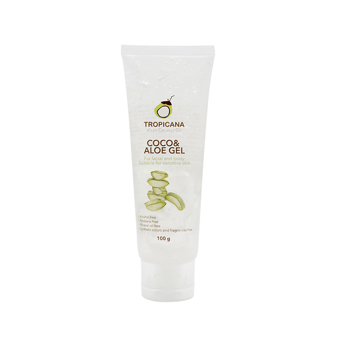 фото Гель для лица и тела tropicana кокос и алоэ coco & aloe gel, 100 мл