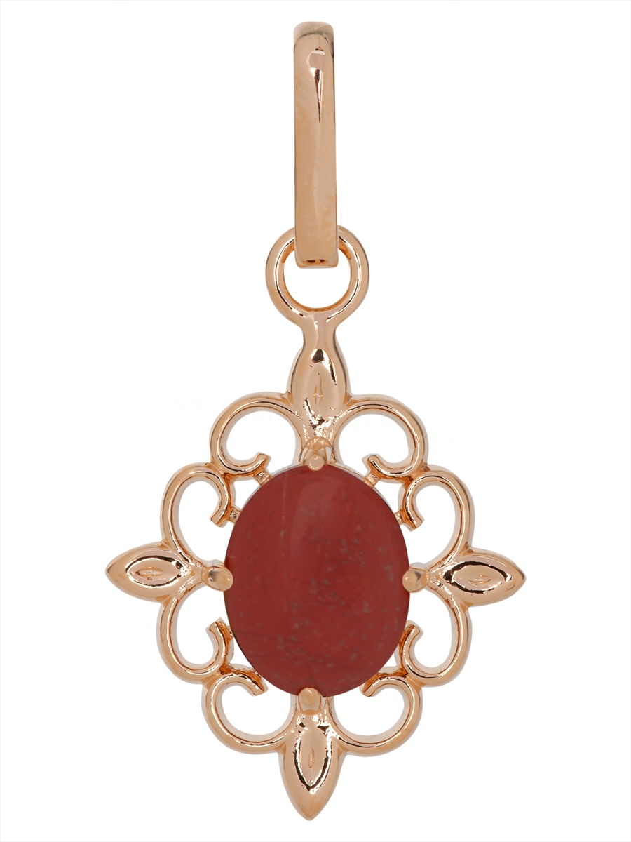 

Подвеска из ювелирного сплава Lotus Jewelry 3040P-07JR, яшма, 3040P-07JR