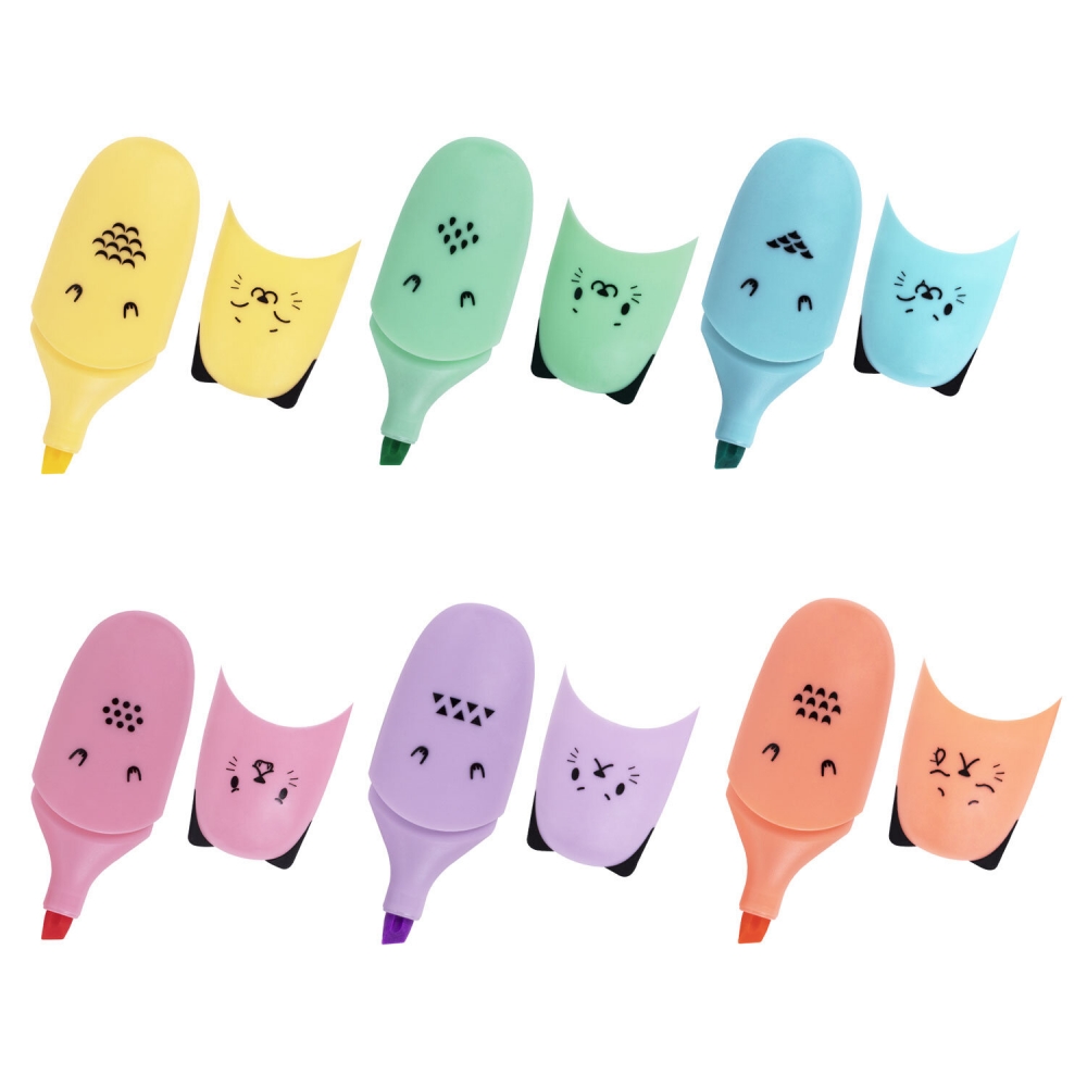 

Текстовыделитель мини BRAUBERG KIDS "CUTE CATS PASTEL", ассорти, линия 1-5 мм, 152434, Разноцветный