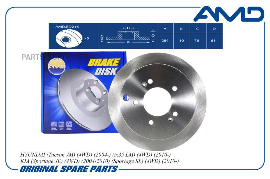 Тормозной диск AMD amdbd216 2750₽
