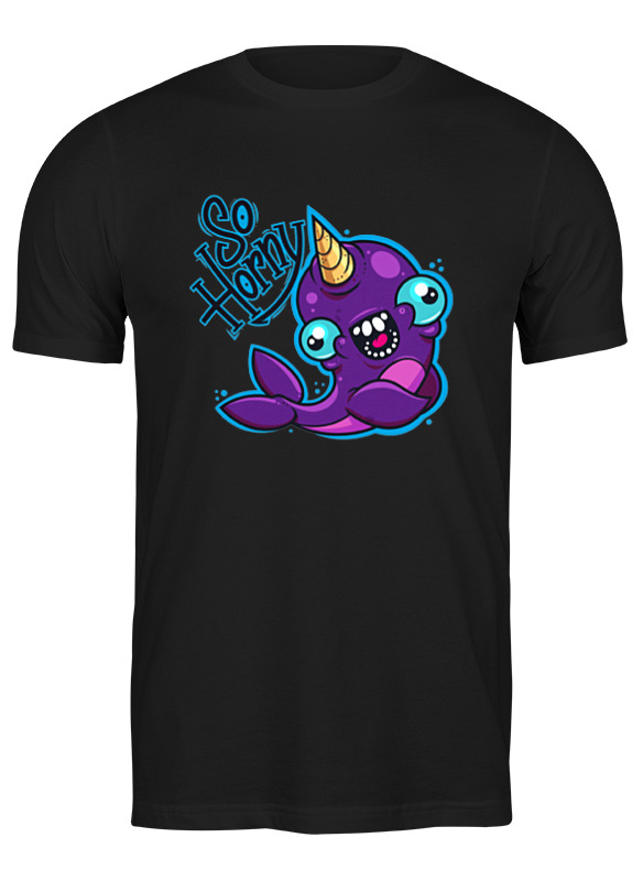 

Футболка мужская Printio Единорог (unicorn) черная XL, Черный, Единорог (unicorn)