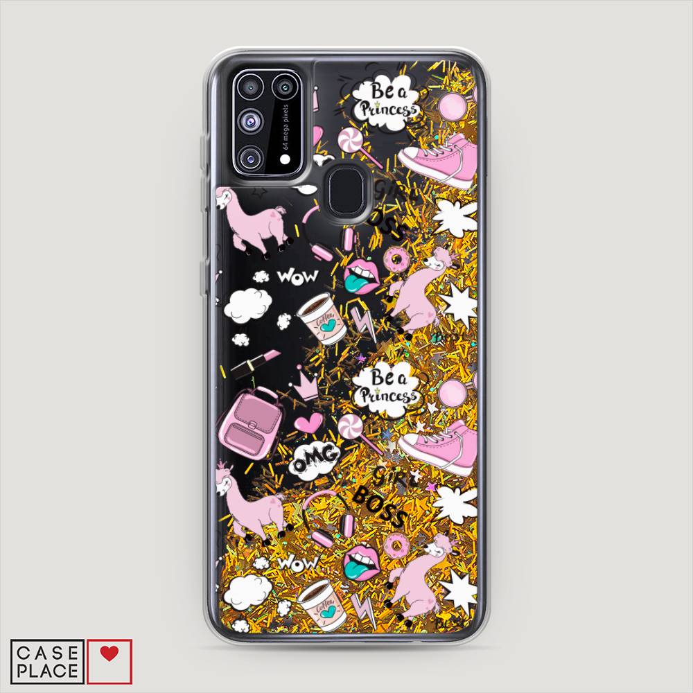 

Чехол Awog на Samsung Galaxy M31 / Самсунг M31 "Стильная лама", Разноцветный, 2100790-1