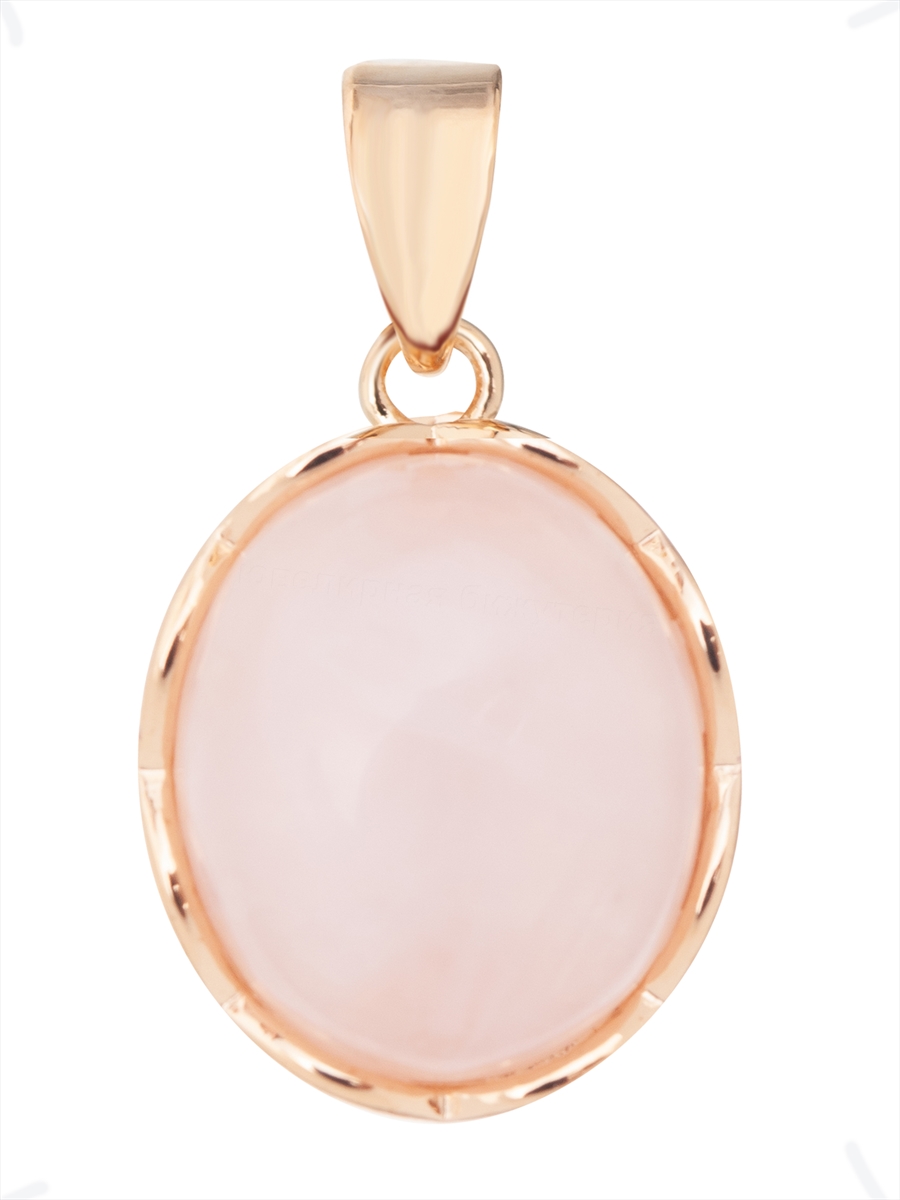 

Кулон из ювелирного сплава Lotus Jewelry 3044P-15Qpink, кварц, 3044P-15Qpink