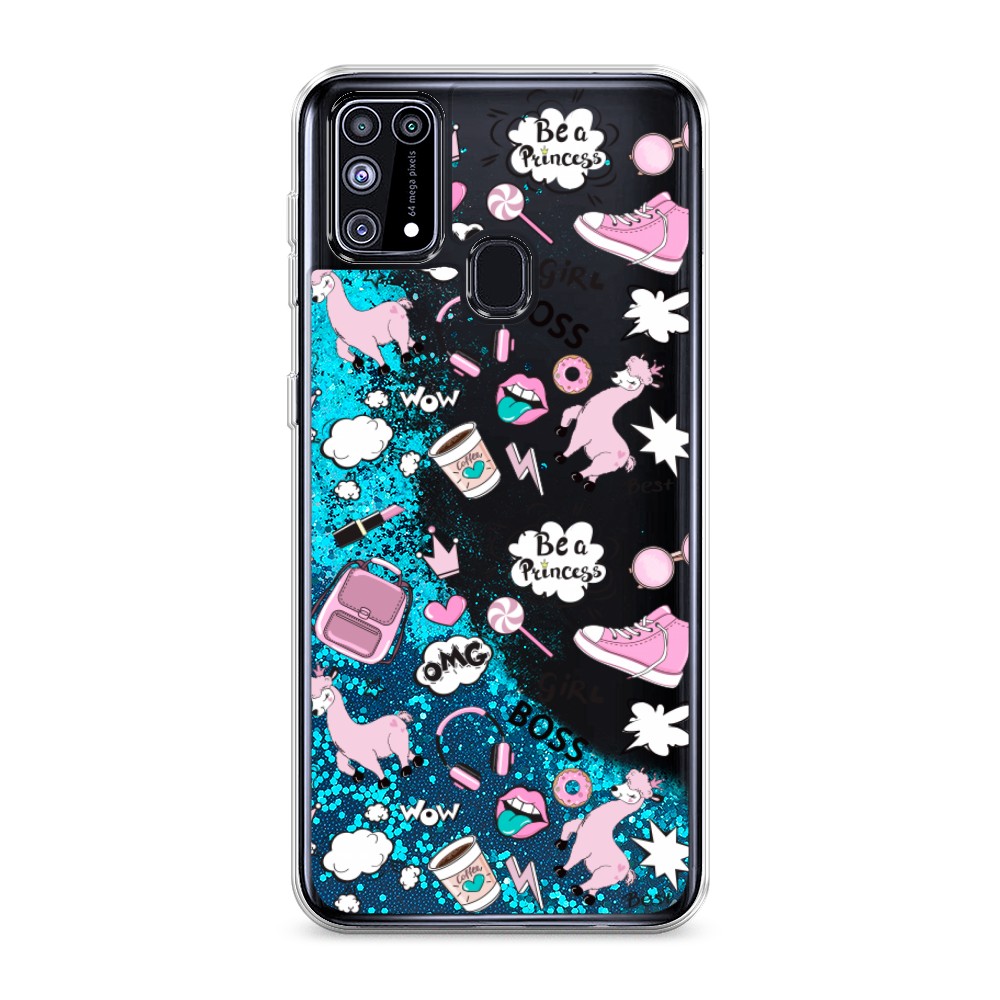 

Чехол Awog на Samsung Galaxy M31 / Самсунг M31 "Стильная лама", 2100793-1