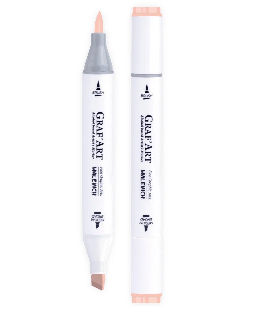

Маркер спиртовой Малевичъ Graf'Art Brush, Чайная роза R202, Розовый