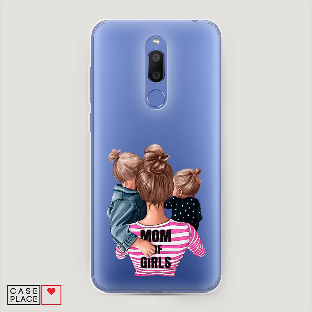 

Чехол Awog на Meizu M6T "Mom of Girls", Синий;розовый;черный, 72850-6