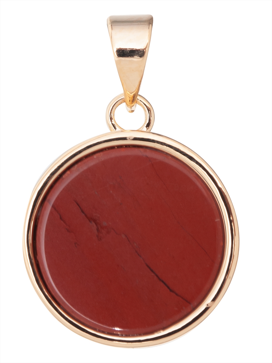 

Кулон из ювелирного сплава Lotus Jewelry 3044P-18JR, яшма, 3044P-18JR