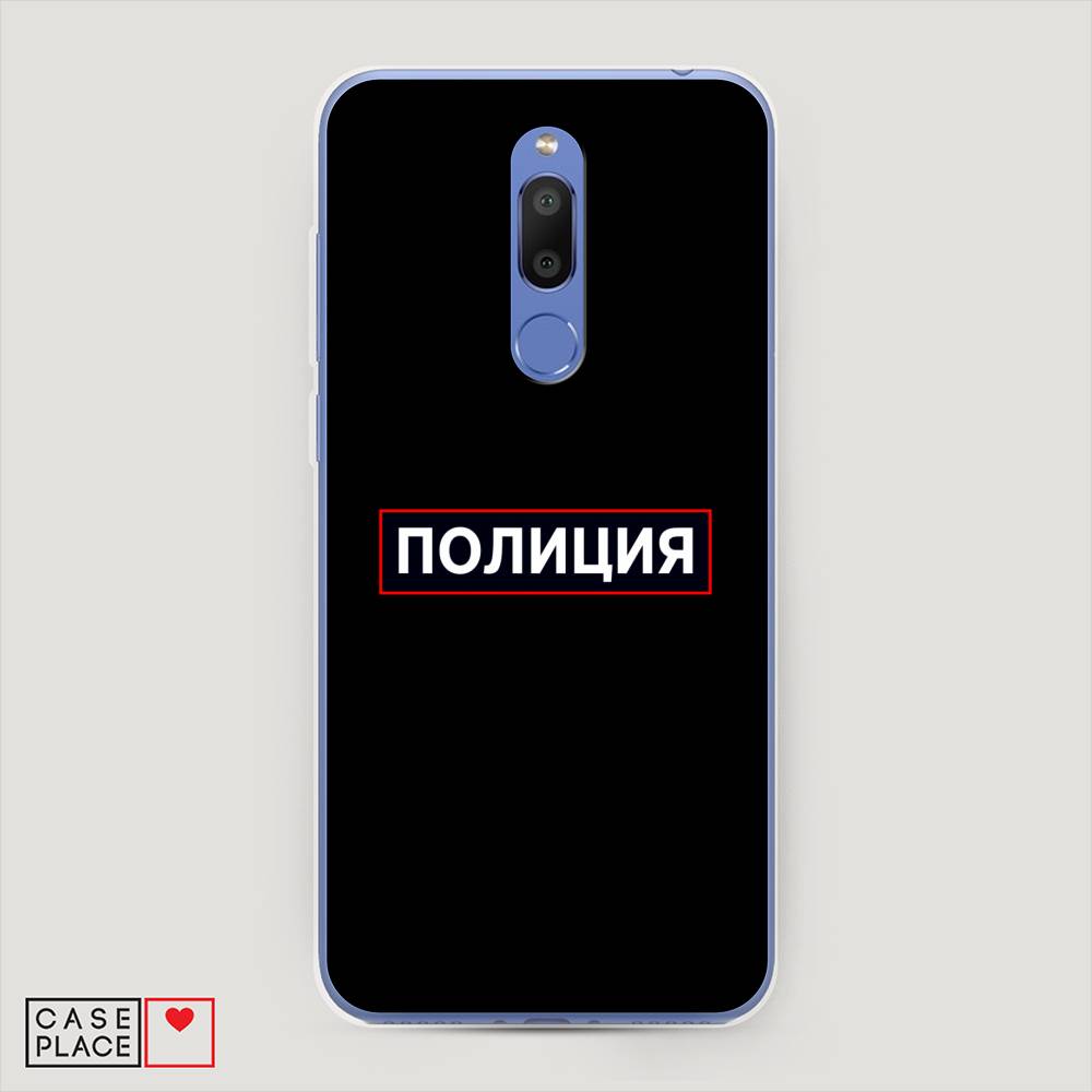 

Чехол Awog на Meizu M6T "Police logo", Черный;белый;красный, 72850-5
