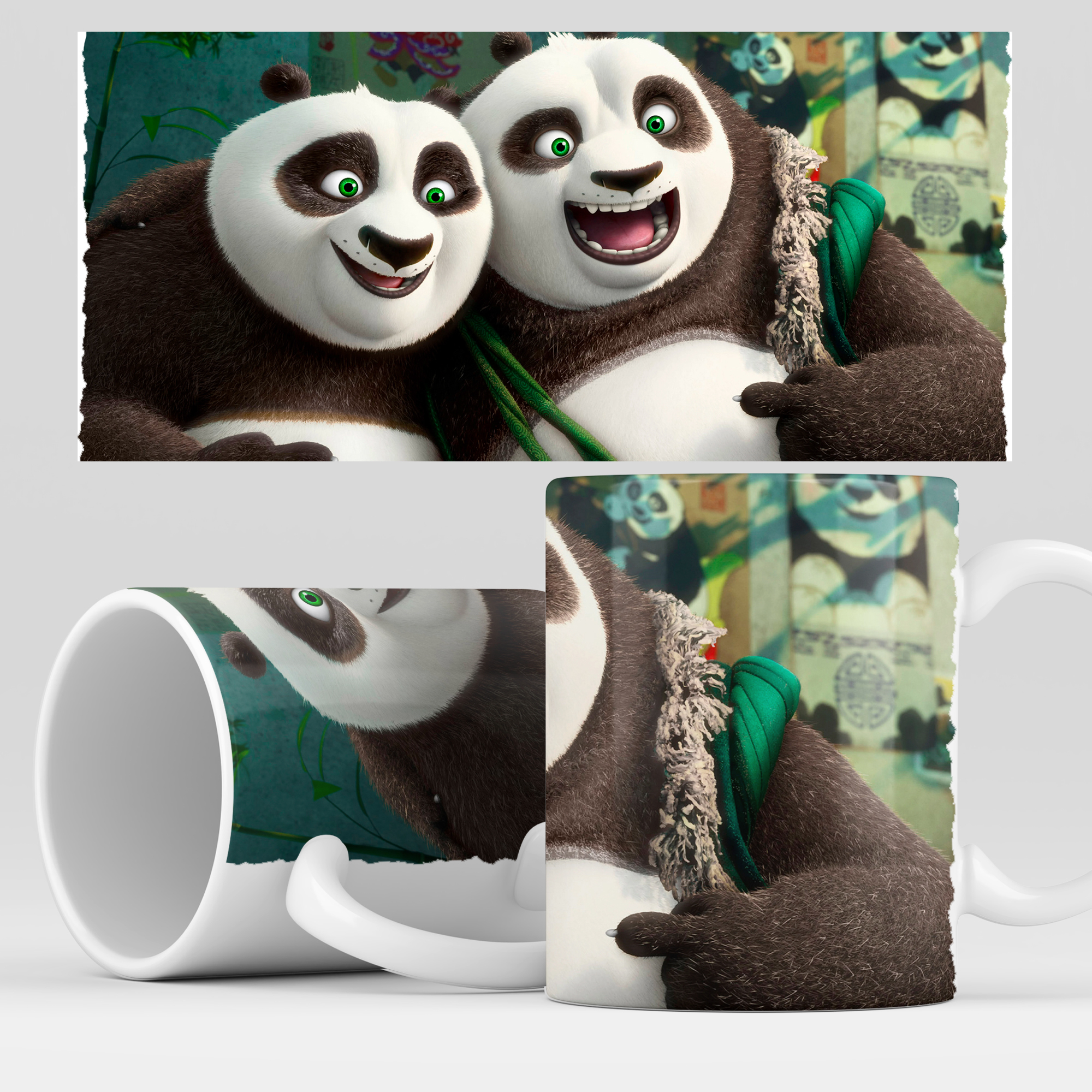

Кружка RocketCup с принтом "Кунг Фу Панда" мультфильм для чая, КунгФуПанда09