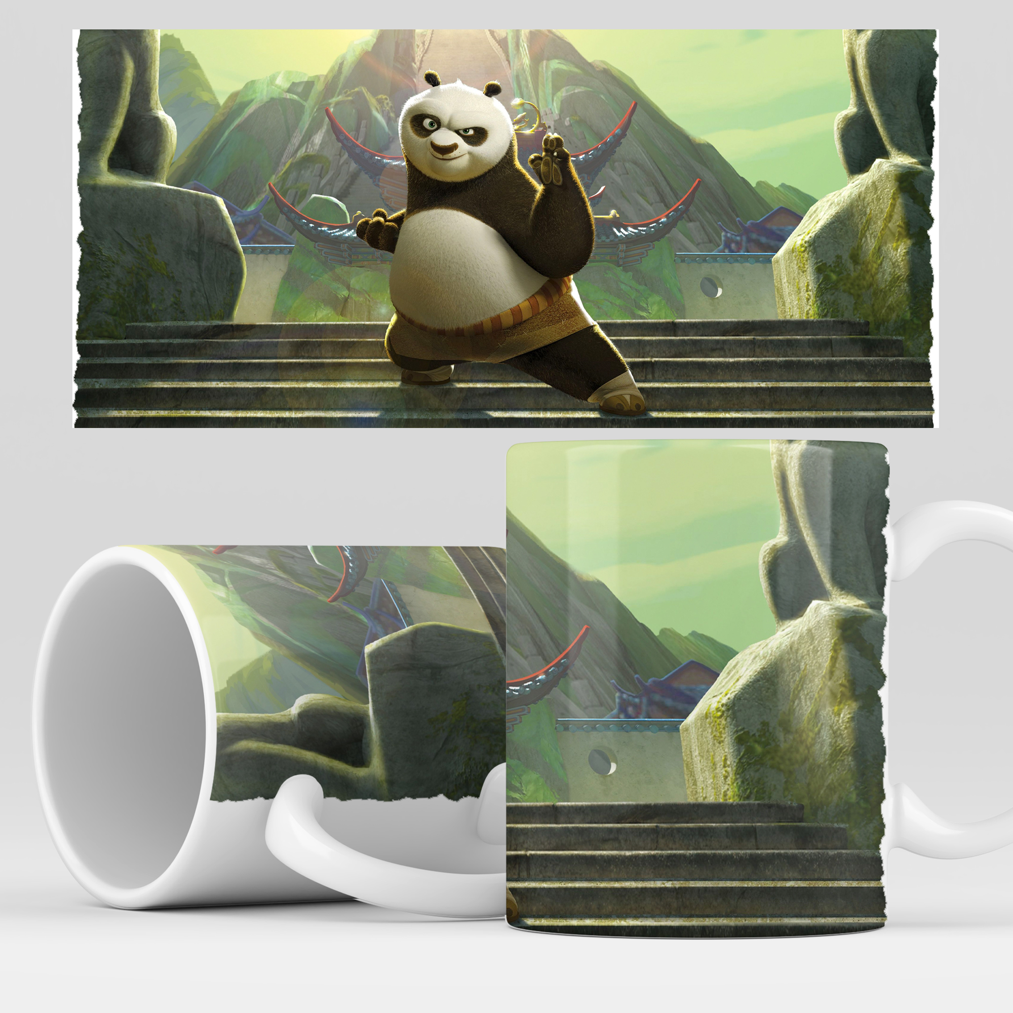 

Кружка RocketCup с принтом "Кунг Фу Панда" мультфильм для чая, КунгФуПанда10