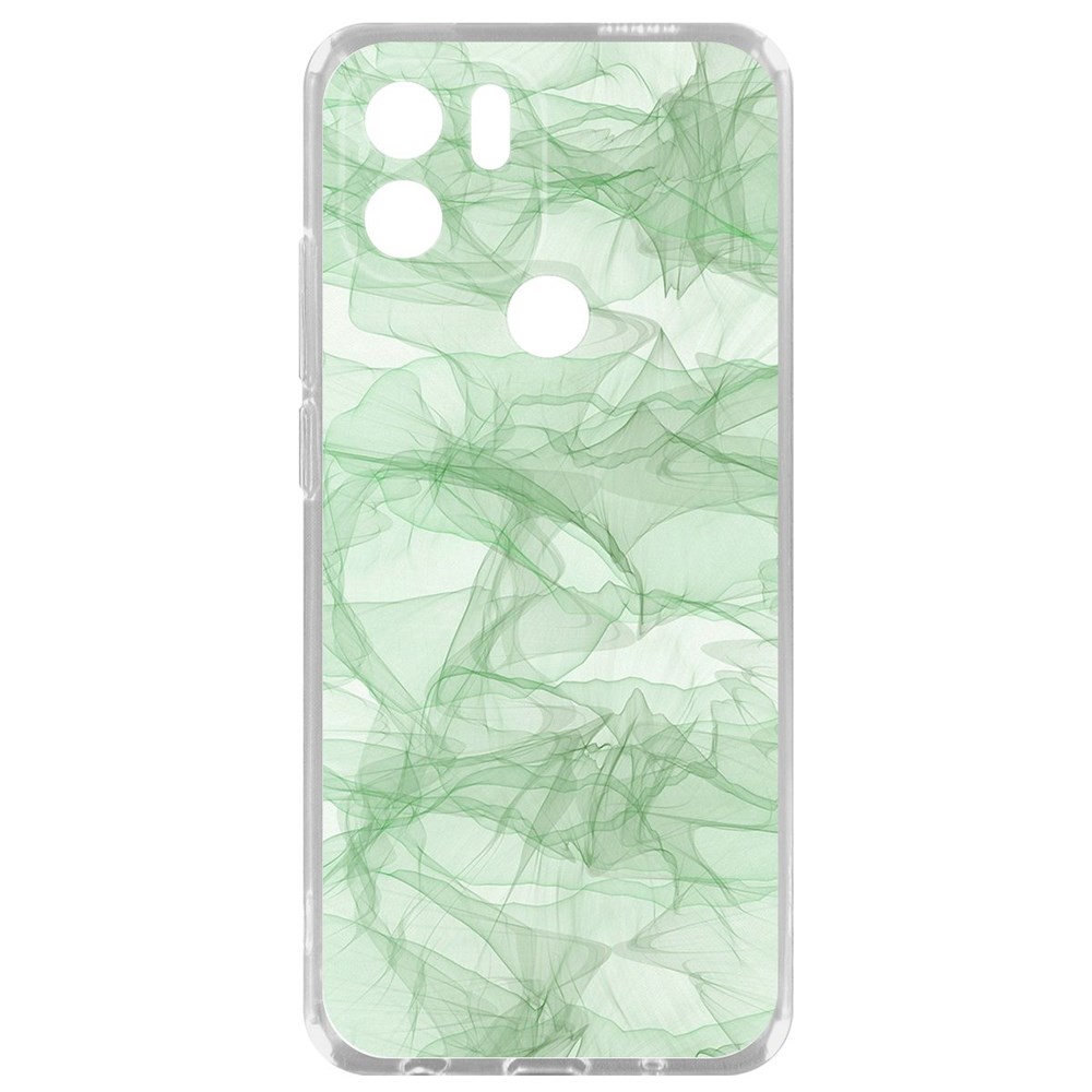 

Чехол-накладка Krutoff Clear Case Абстракт 8 для Poco C51, Прозрачный