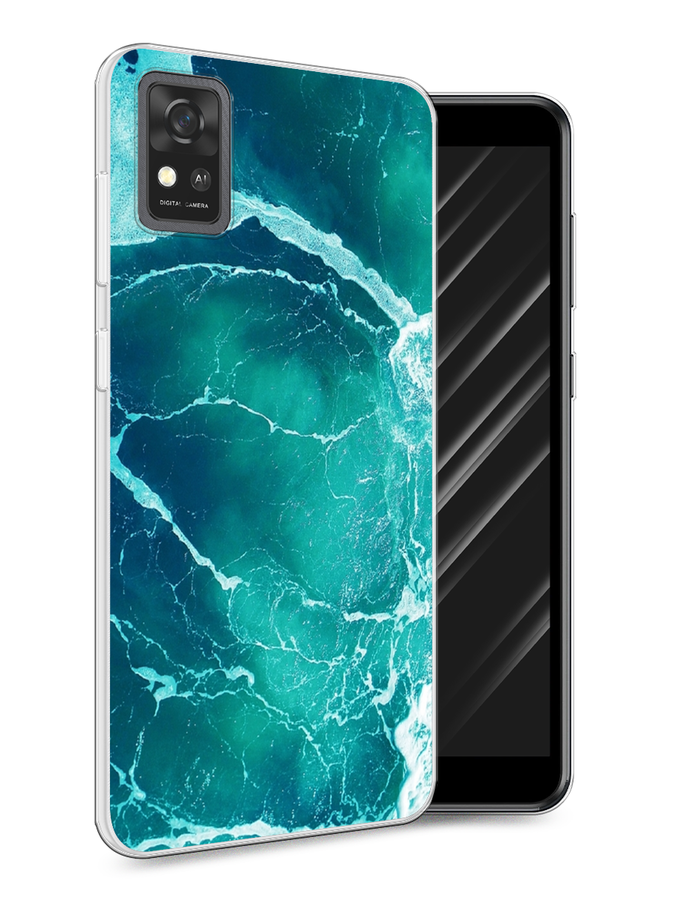 

Чехол Awog на ZTE Blade A31 / ЗТЕ Блэйд A31 "Изумрудный океан", Разноцветный, 134650-4