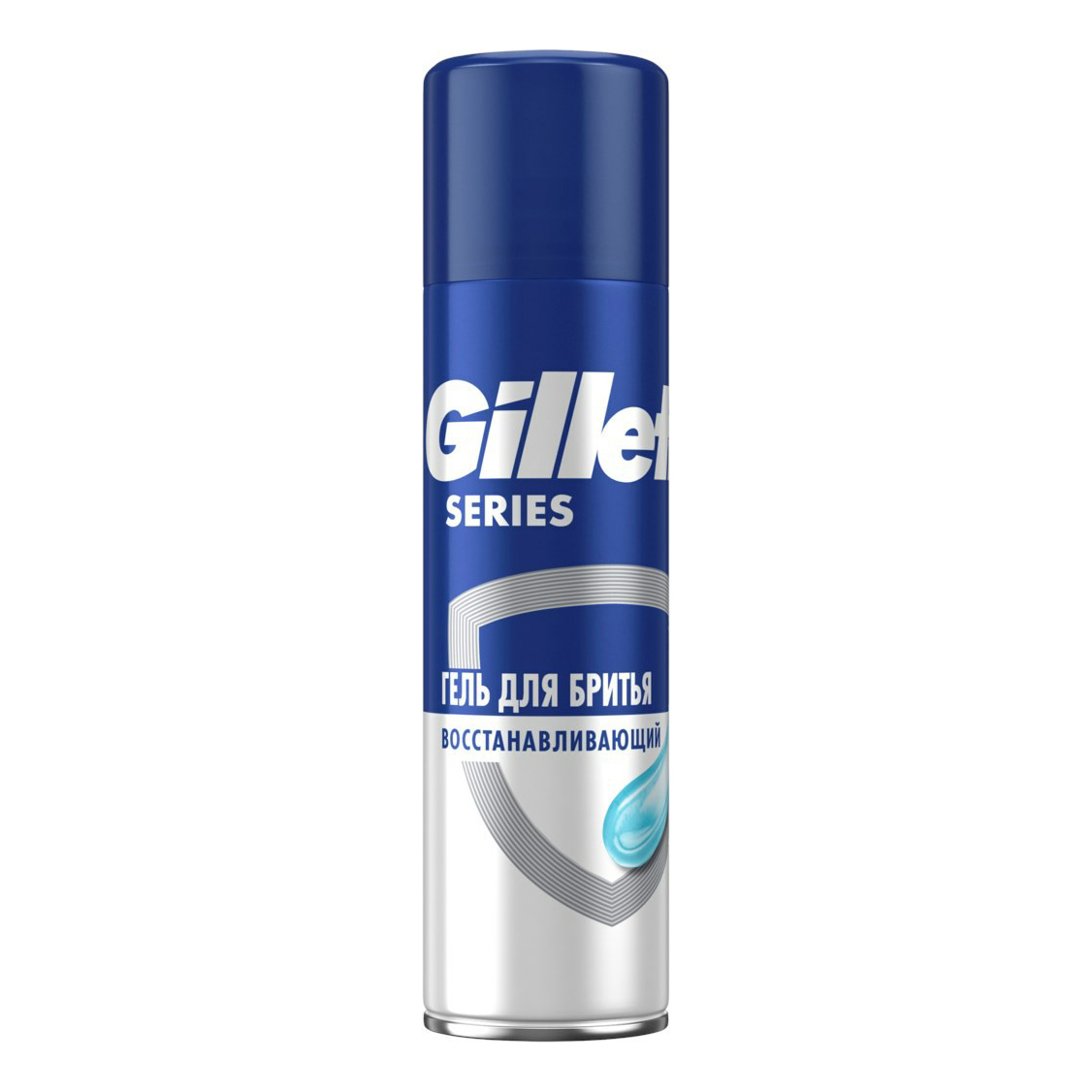 Гель для бритья Gillette Sensitive с экстрактом зеленого чая мужской 200 мл