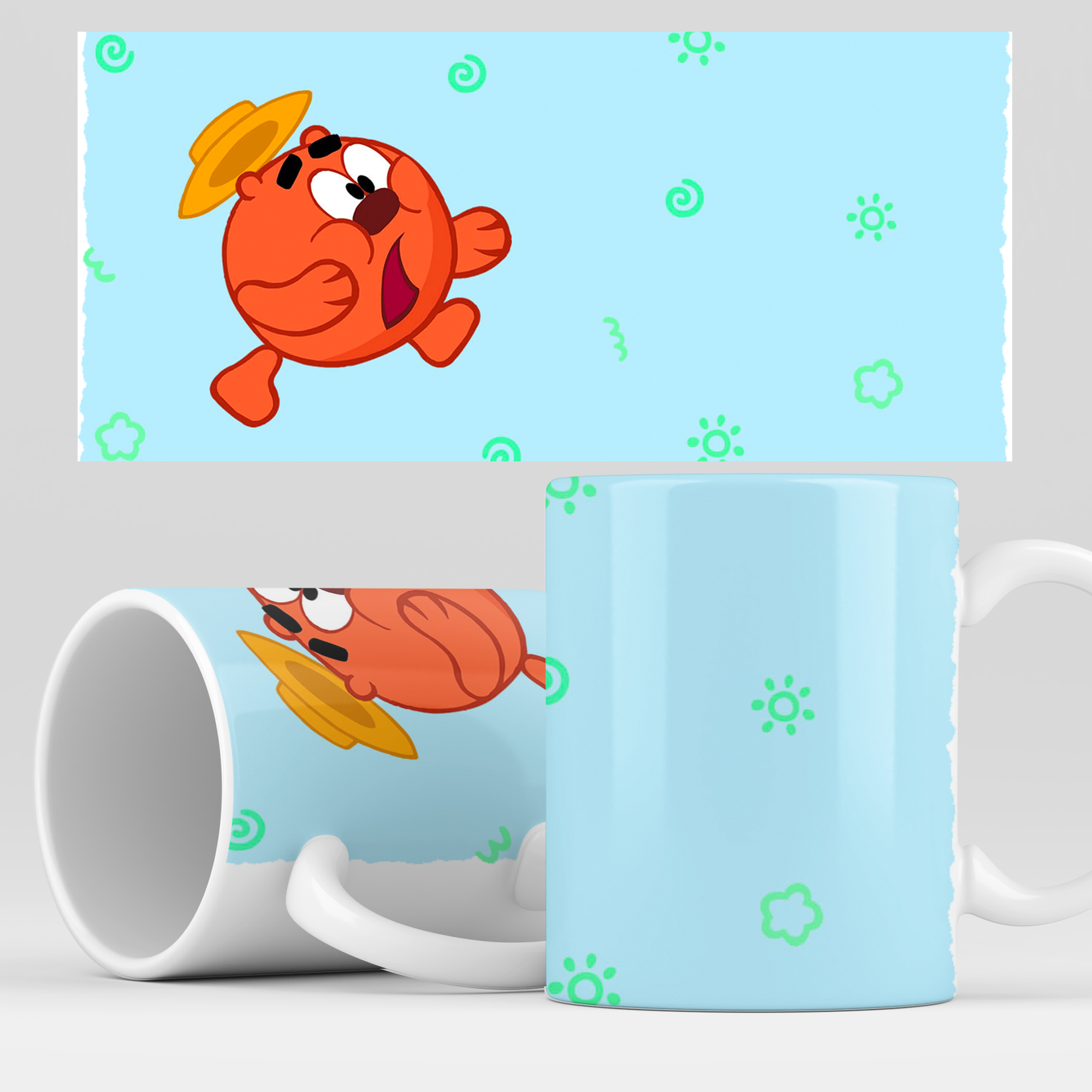 

RocketCup с принтом "Смешарики" для чая или кофе, Смешарики06
