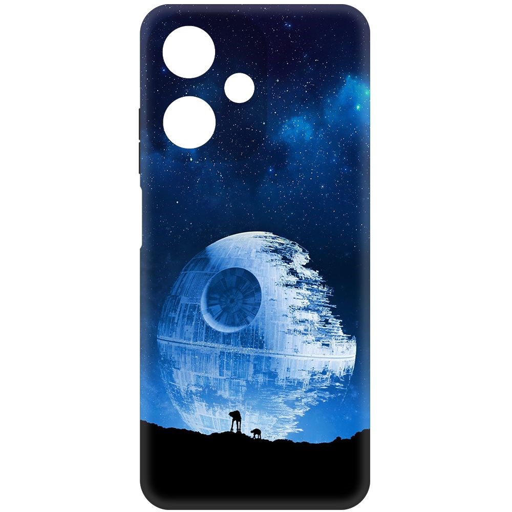 

Чехол-накладка Krutoff Soft Case Звездные Войны. Звезда смерти для INFINIX Hot 30 Play, Черный