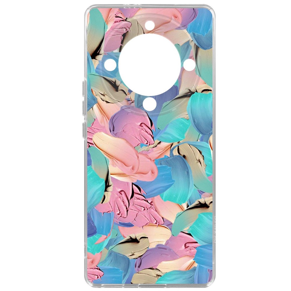 

Чехол-накладка Krutoff Clear Case Абстракт краска для Honor Magic 5 Lite, Прозрачный