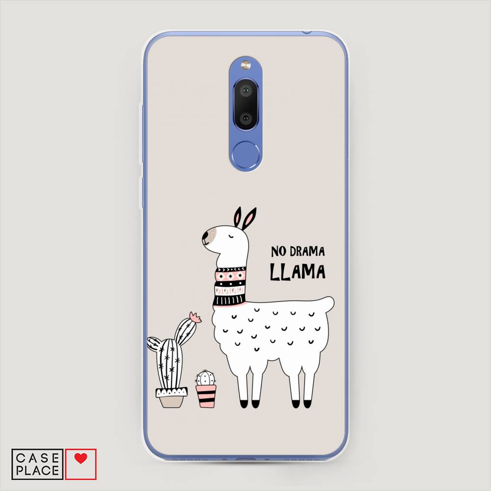 

Чехол Awog на Meizu M6T "No drama LLama", Бежевый;серый;белый, 72850-2