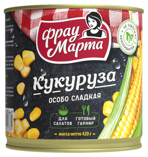 фото Кукуруза фрау марта особо сладкая 420 г