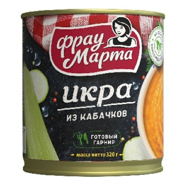 Икра из кабачков Фрау Марта 320 г