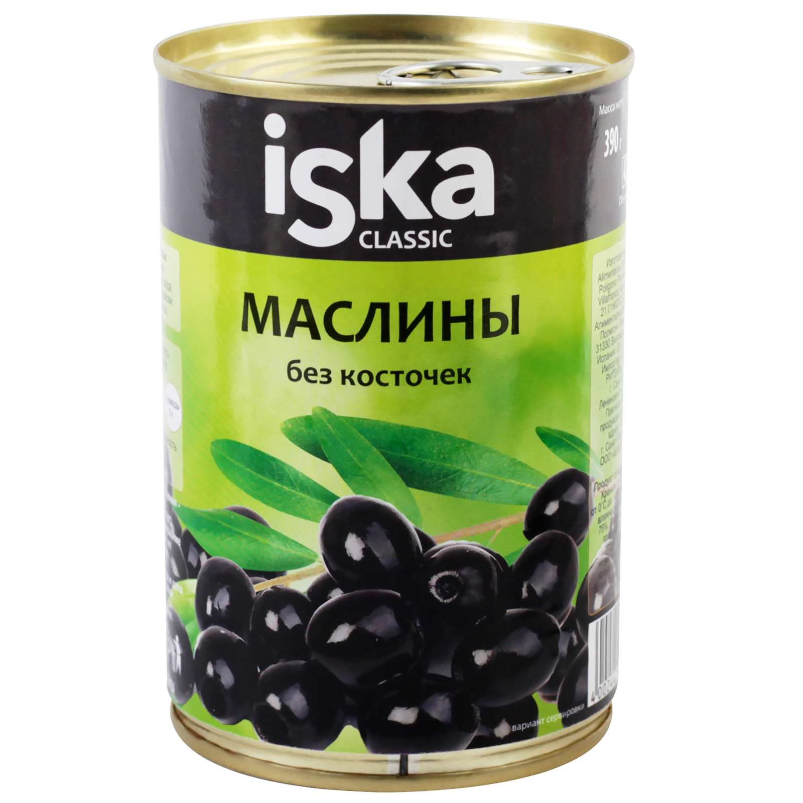 

Маслины Iska без косточки 390 г