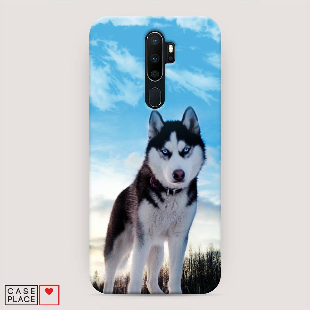 

Пластиковый чехол "Хаски 3" на Oppo A9 (2020), 251920-1