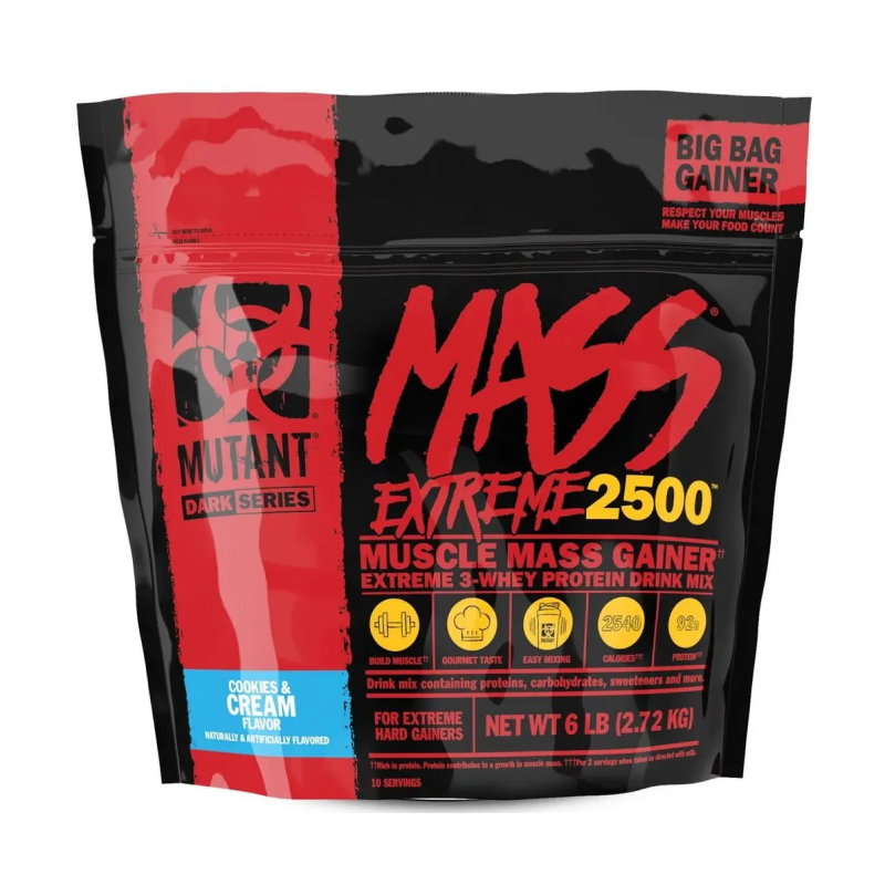 Mutant Mass XXXTreme 2500, 2720 г, вкус: печенье-крем