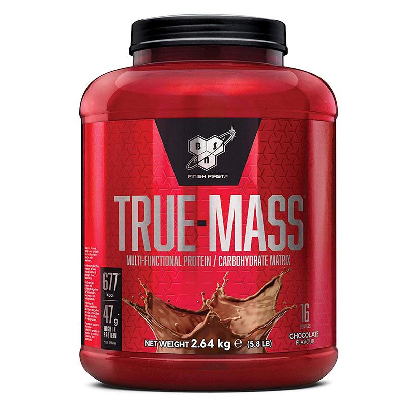 BSN True-Mass, 2640 г, вкус: шоколад