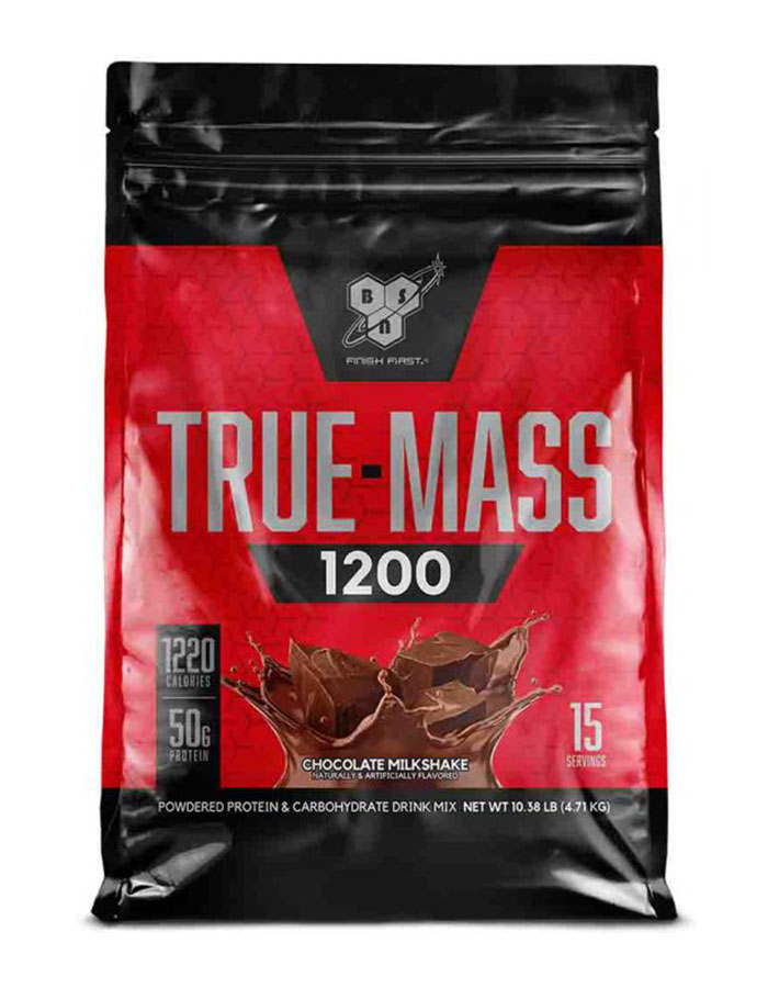 BSN True-Mass 1200, 4650 г, вкус: шоколад