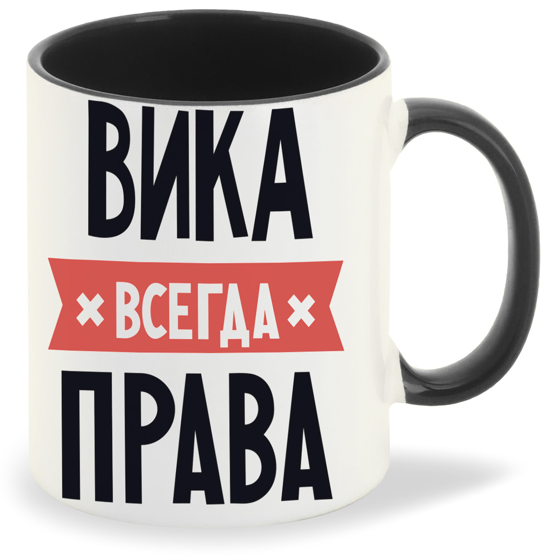 фото Кружка coolpodarok вика всегда права