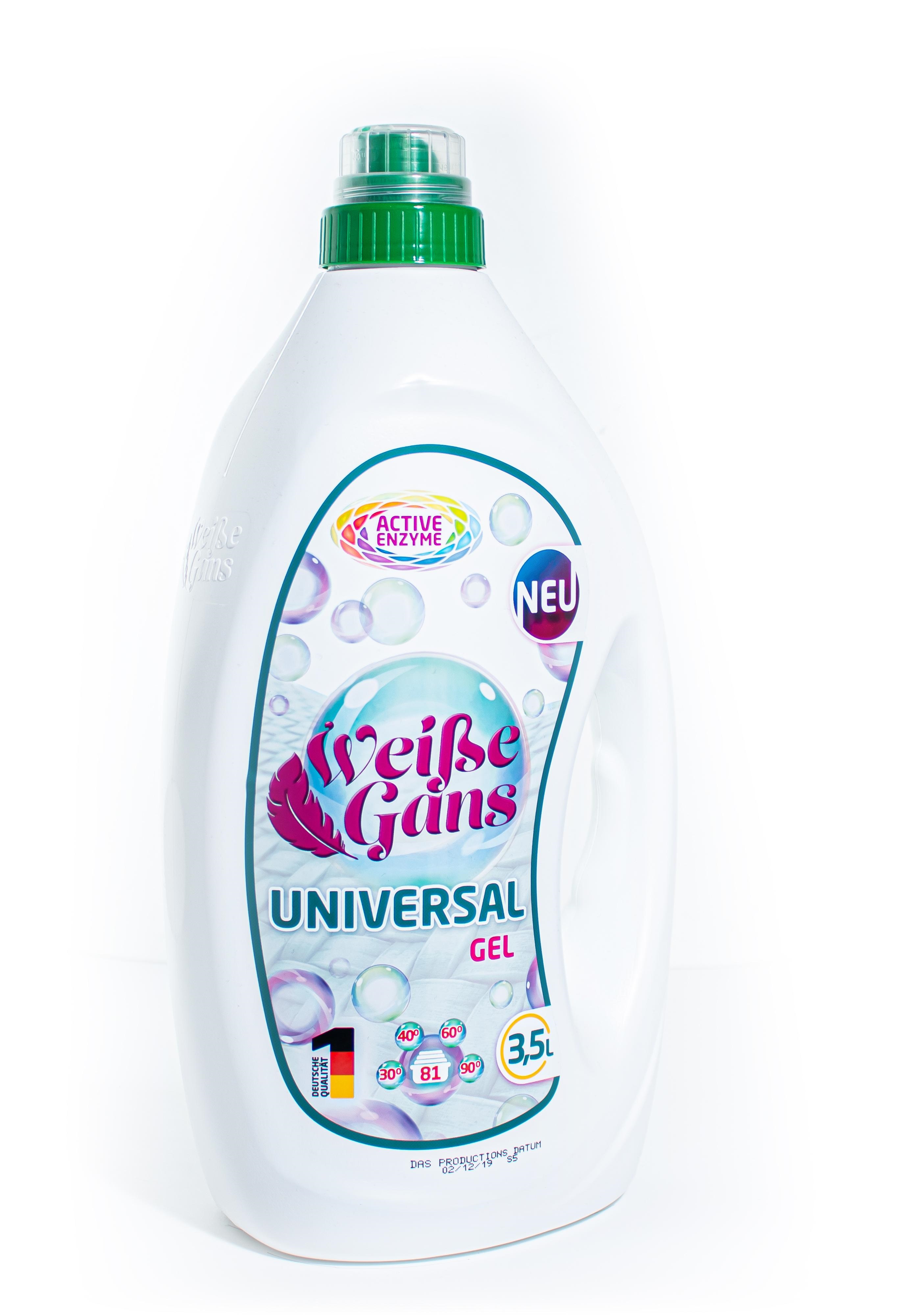 

Гель для стирки Weisse Gans Universal для цветного и темного 3,5л, Universal