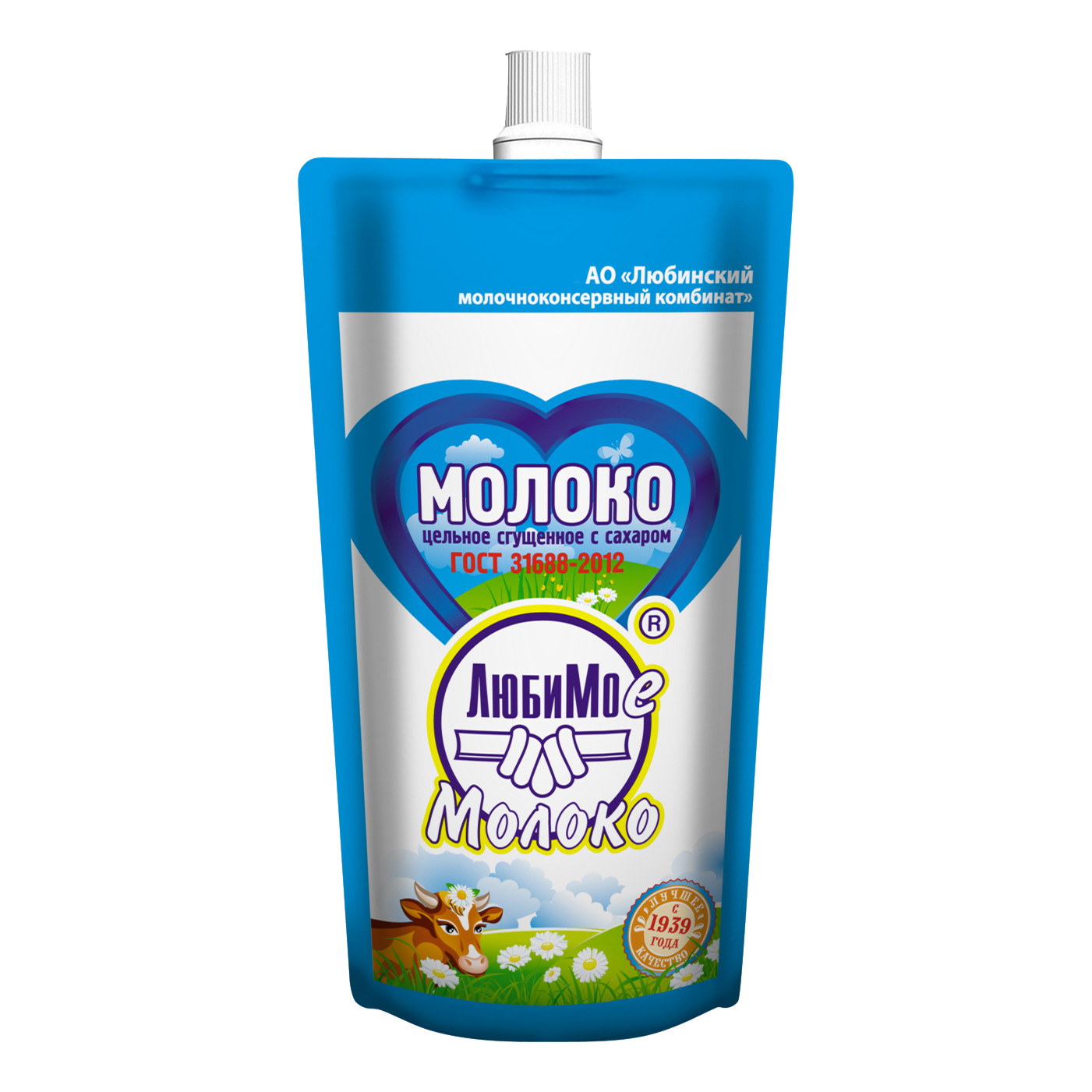 

Сгущенное молоко Любимо Сгустена цельное с сахаром 8,5% БЗМЖ 280 г