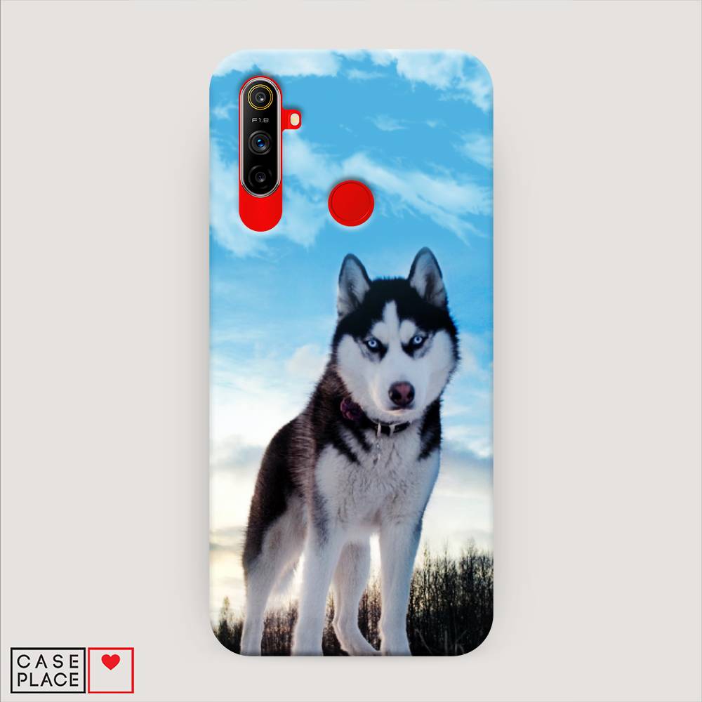 

Пластиковый чехол "Хаски 3" на Realme C3, 253020-1