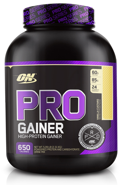 Optimum Nutrition Pro Gainer, 2310 г, вкус: ваниль