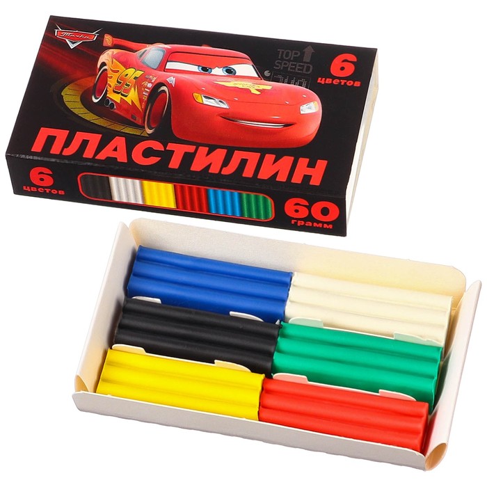 Пластилин 6 цветов 60 г 