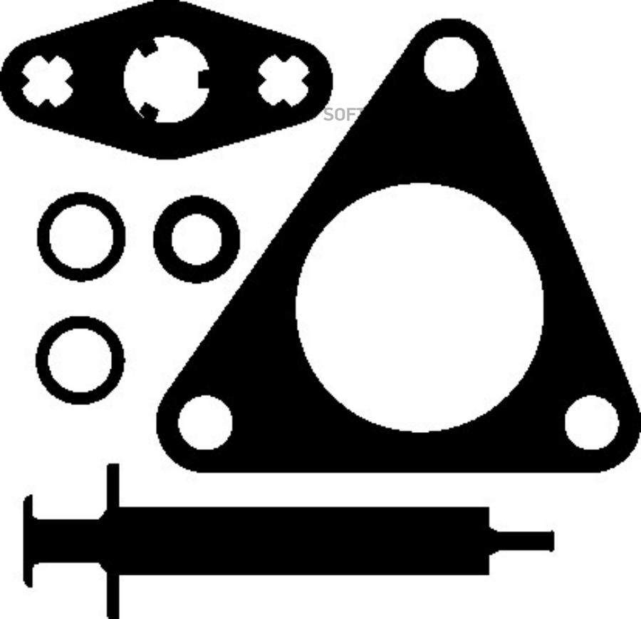 

Ремкомплект турбокомпрессора MB Vito 2.2CDi 99>, ELRING 736.940