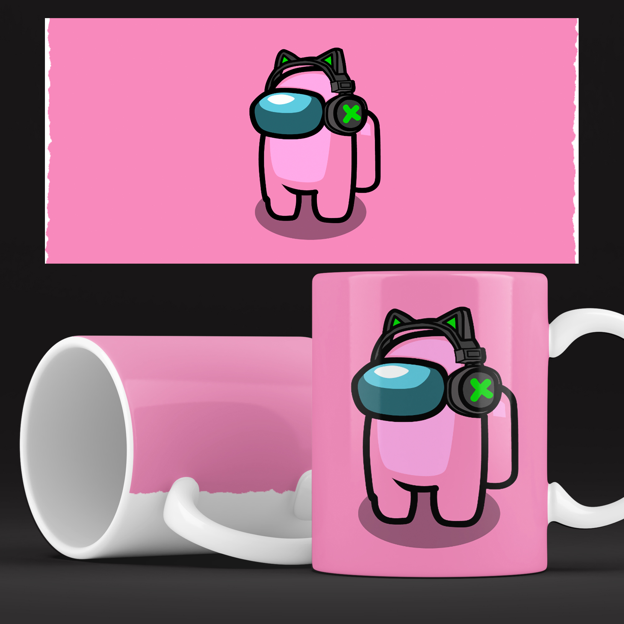 

Кружка RocketCup с принтом "Among Us", amongus08