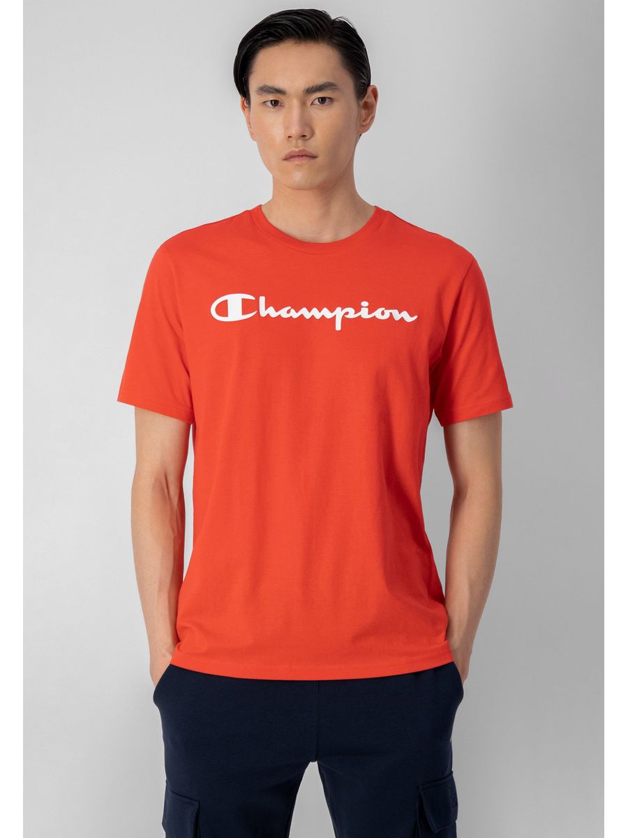 

Футболка мужская Champion C7622O05Q красная S, Красный, C7622O05Q